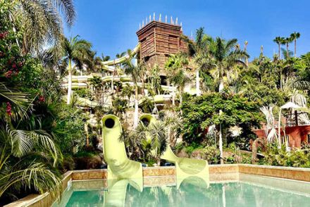 Saifa High Speed Race Wasser-Achterbahn Rutsche Siam Park Teneriffa